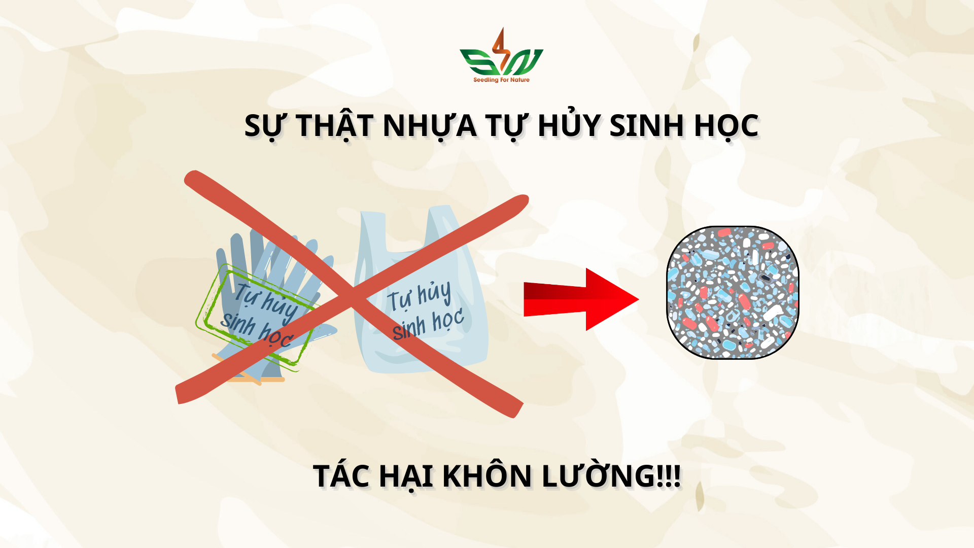 Sự thật về tác hại của túi tự hủy