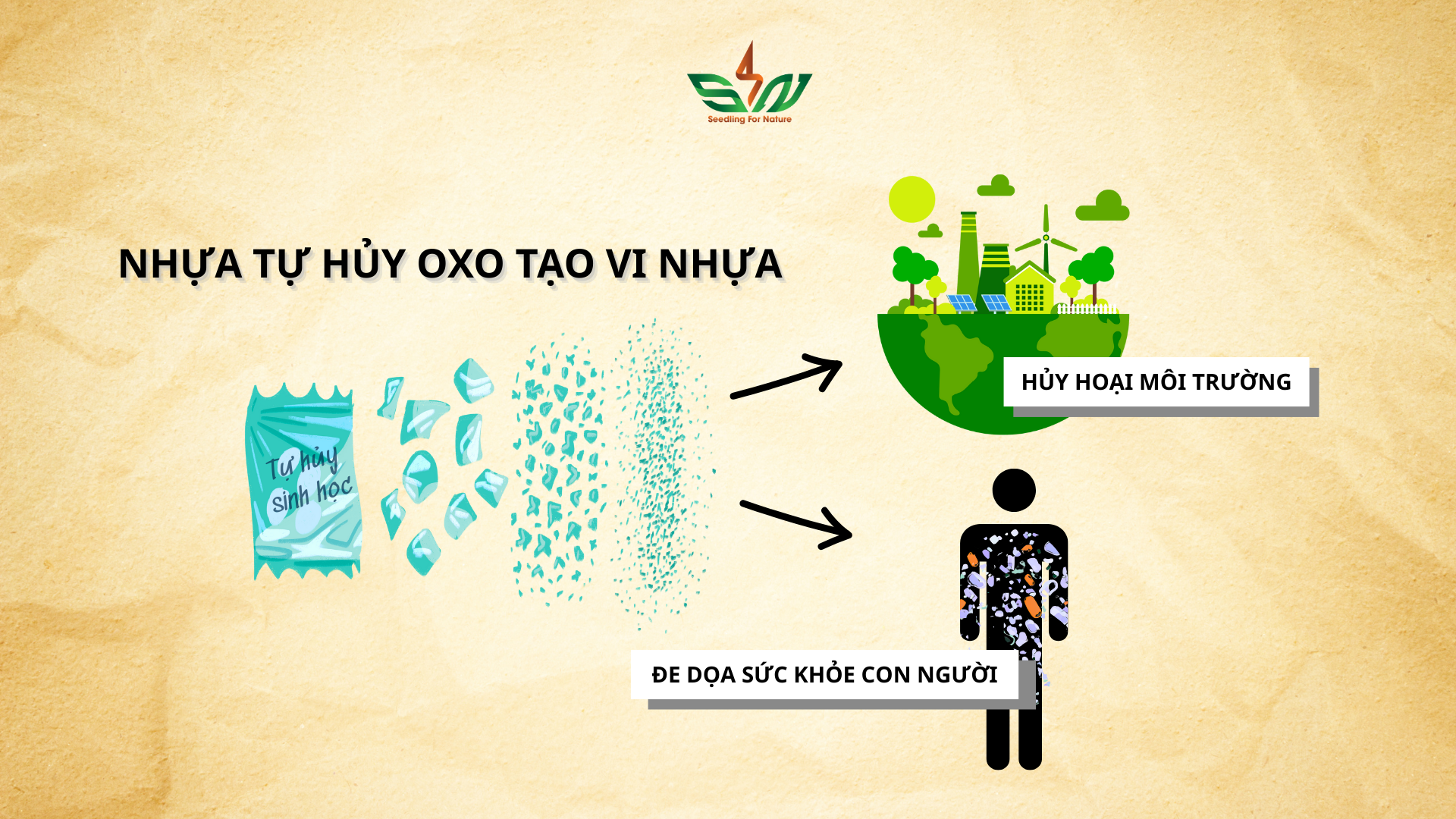 Nhựa tự hủy OXO tạo ra vi nhựa