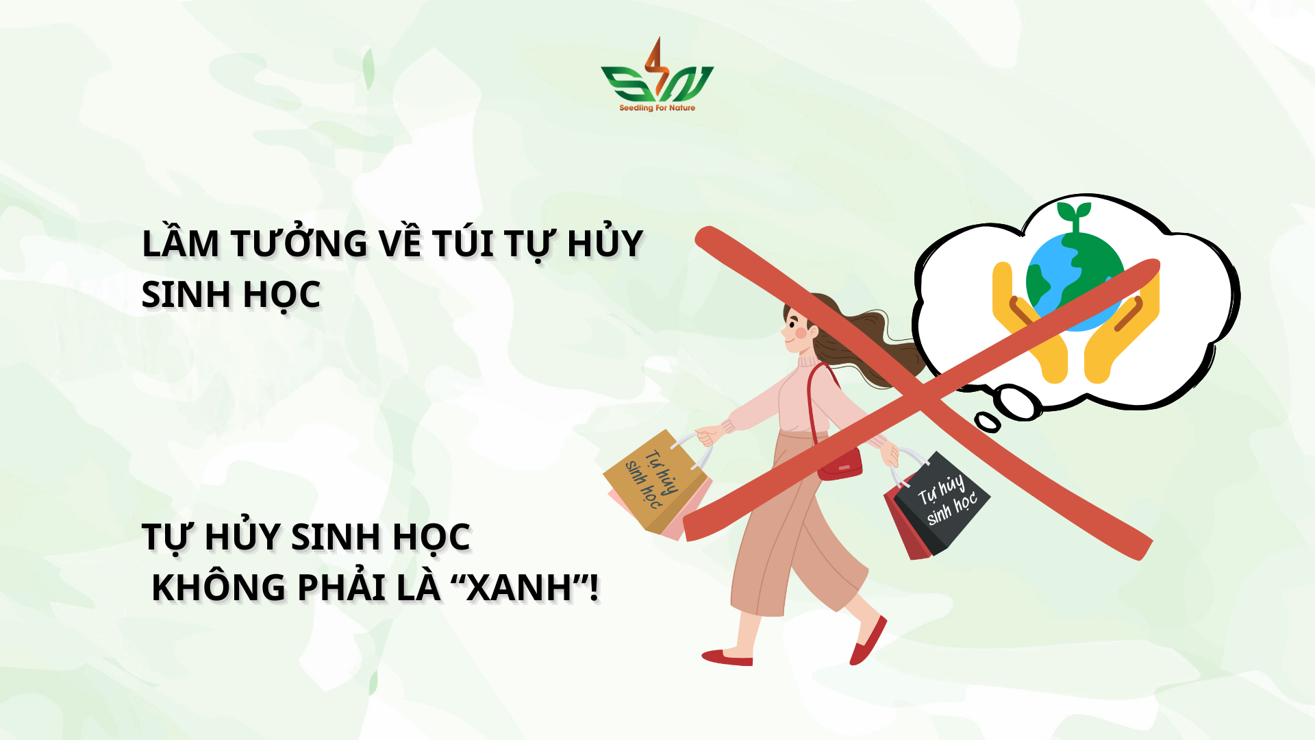 Nhận định sai lầm về túi phân hủy sinh học