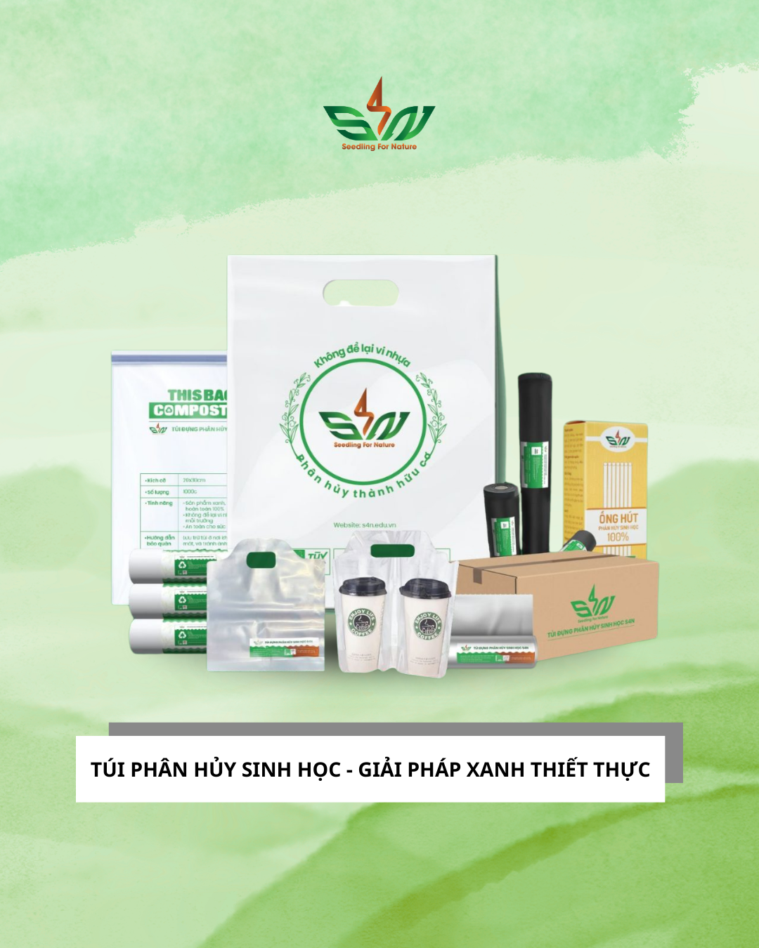 Ứng dụng nhựa phân hủy sinh học